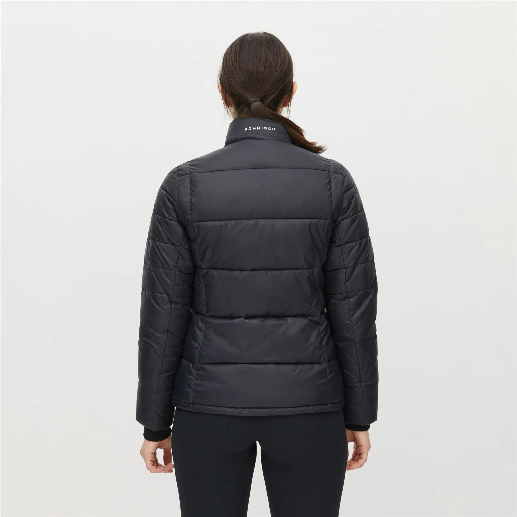 Womens Avalon Regular Fit Down Jacket Black - AW23