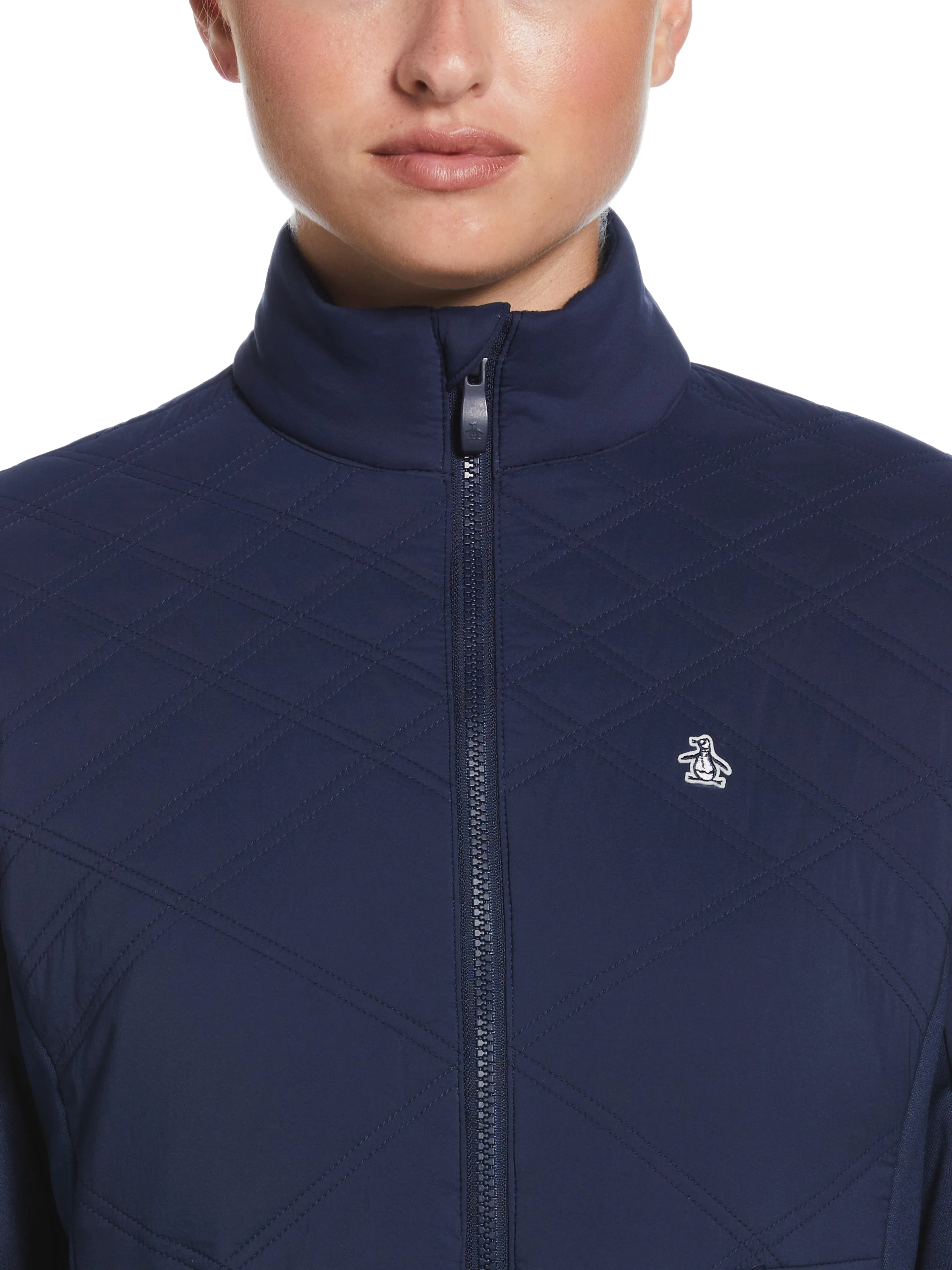 Women's Insulated Full Zip Jacket with Stretch Panels