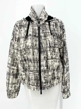 Worth Women's black/white Cotton Blend Tweed Size SP Jacket