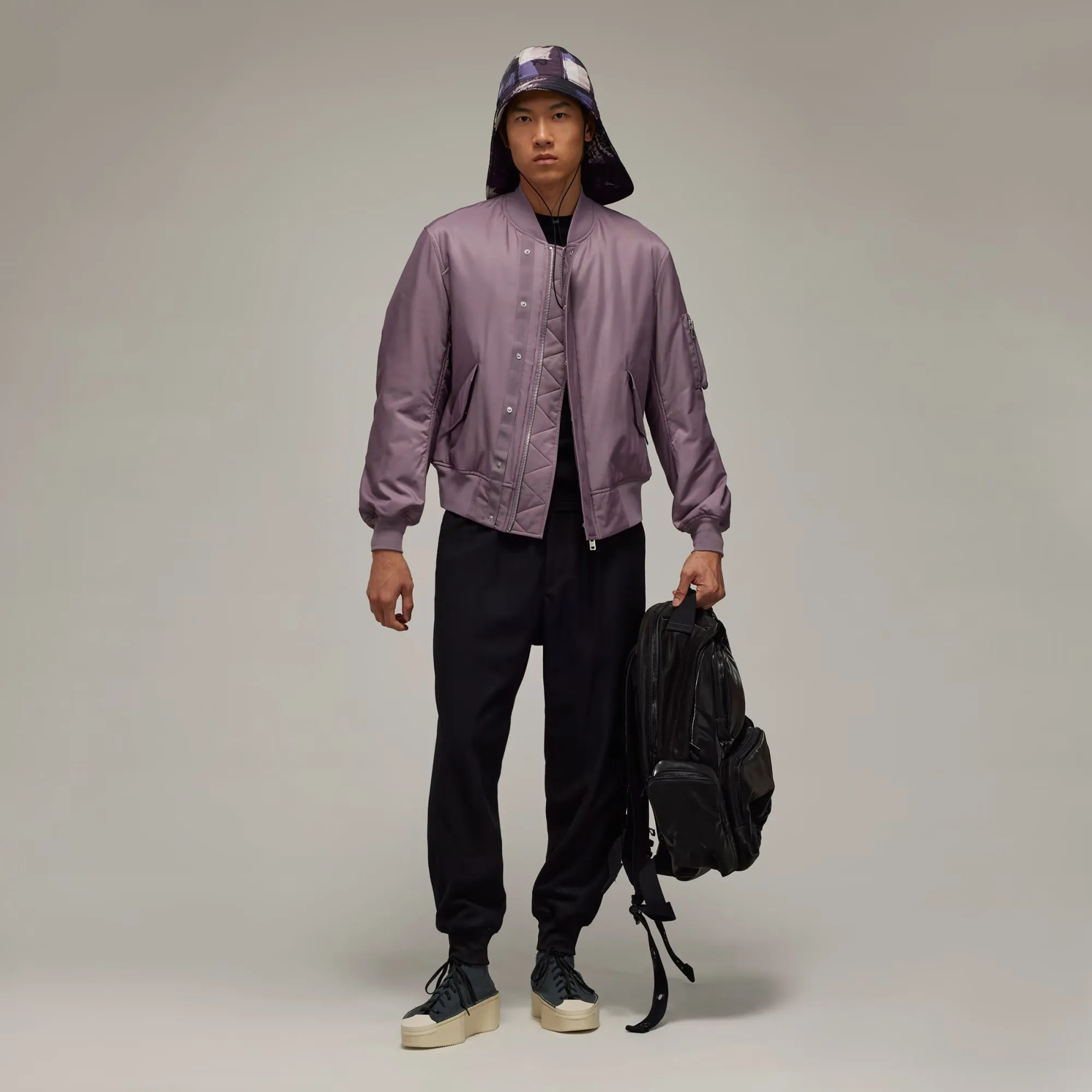 Y-3 | BOMBER JACKET { PURPLE