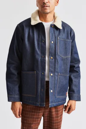 Yard Sherpa Denim Jacket - Raw Indigo