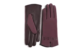 YISEVEN Womens Sheepskin Suede  Leather Gloves