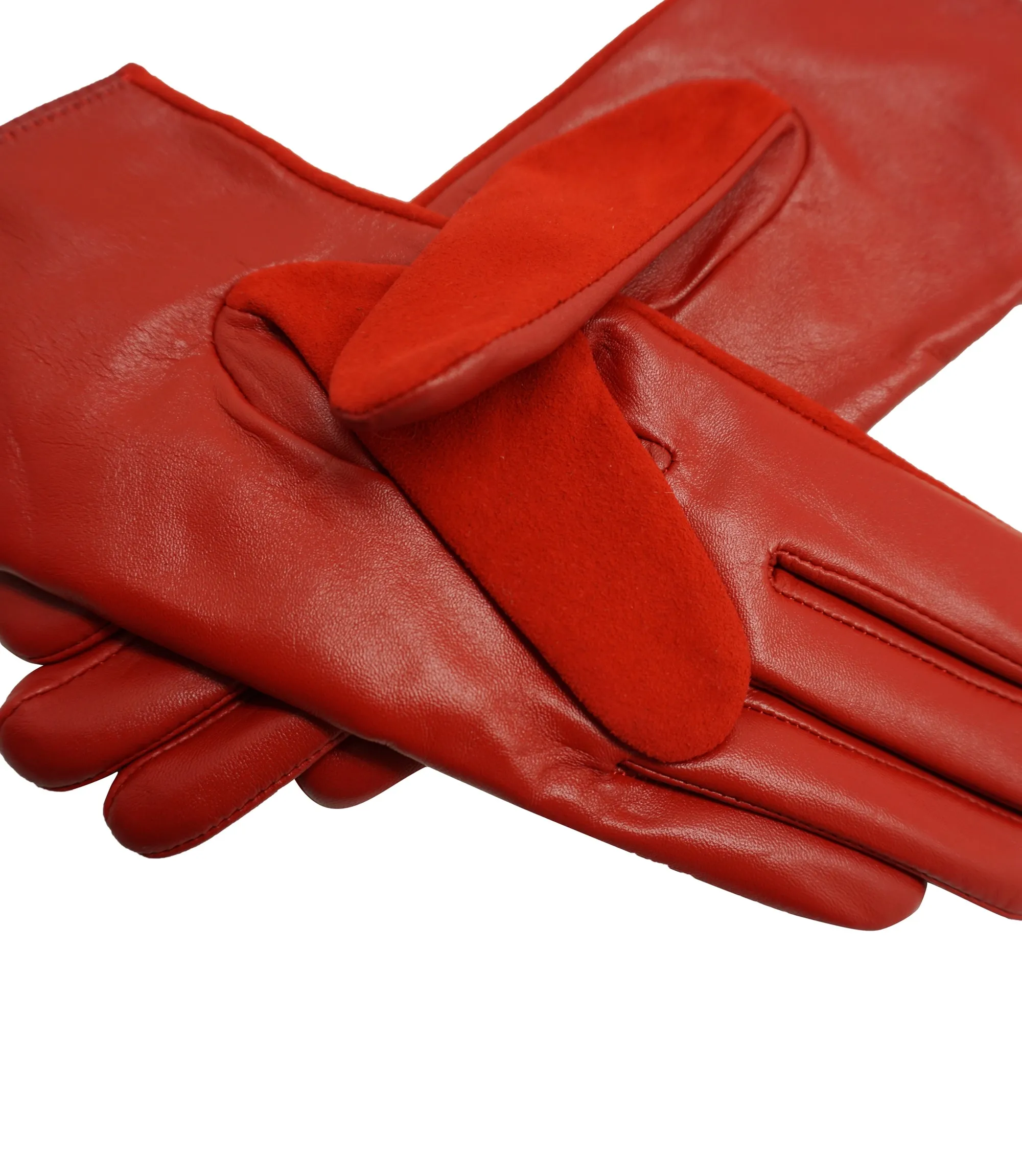 YISEVEN Womens Sheepskin Suede  Leather Gloves