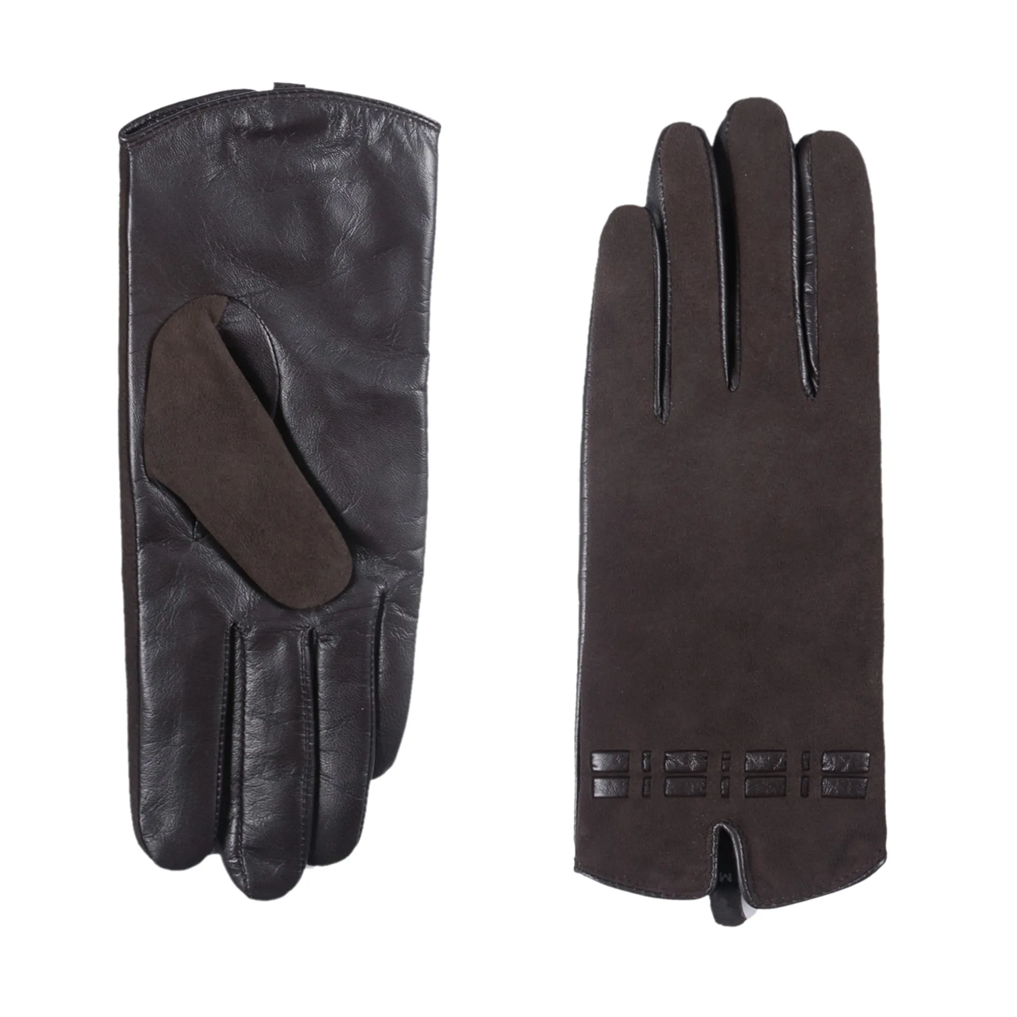 YISEVEN Womens Sheepskin Suede  Leather Gloves