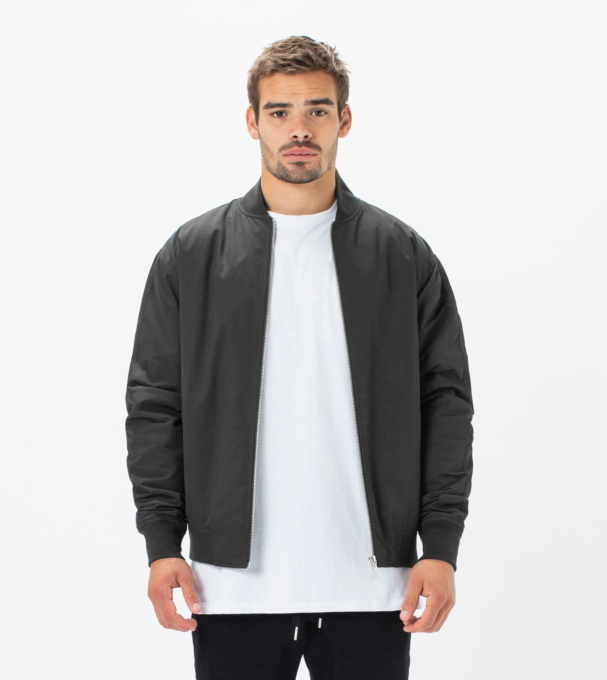 Zane Bomber Jacket Black